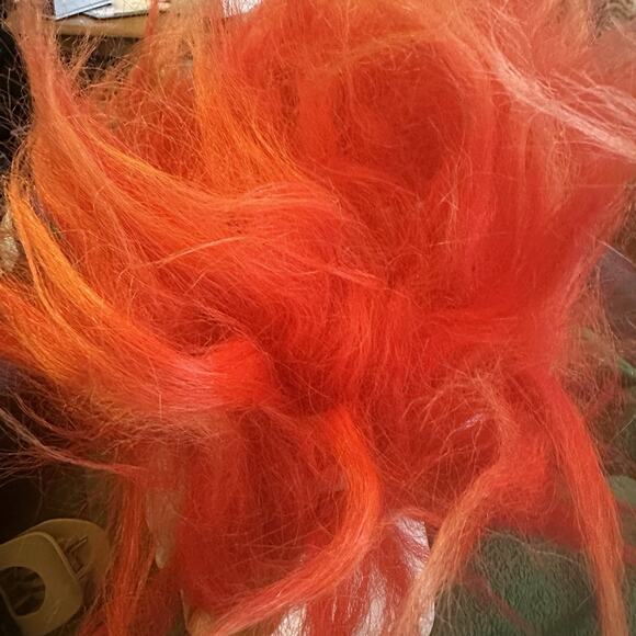 Scary Evil Clown Mask Red Hair Creepy Halloween Costume Cosplay Horror - Picture 5 of 9